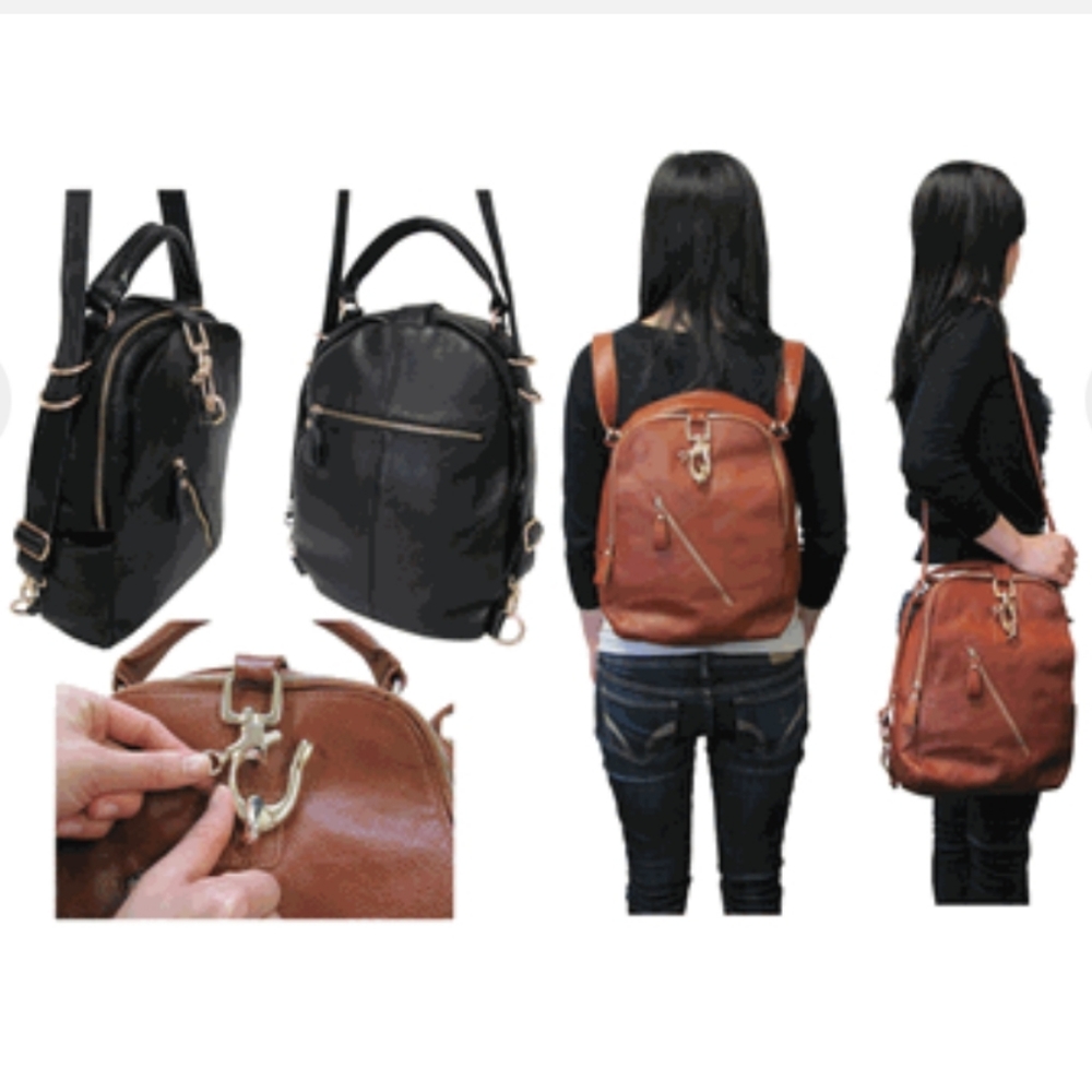 AMERILEATHER Quince Versatile Handbag/Backpack
